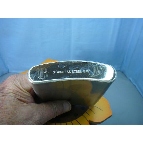 San Diego Chargers Logo 8 oz Stainless Steel Flask - Picture 3 of 8